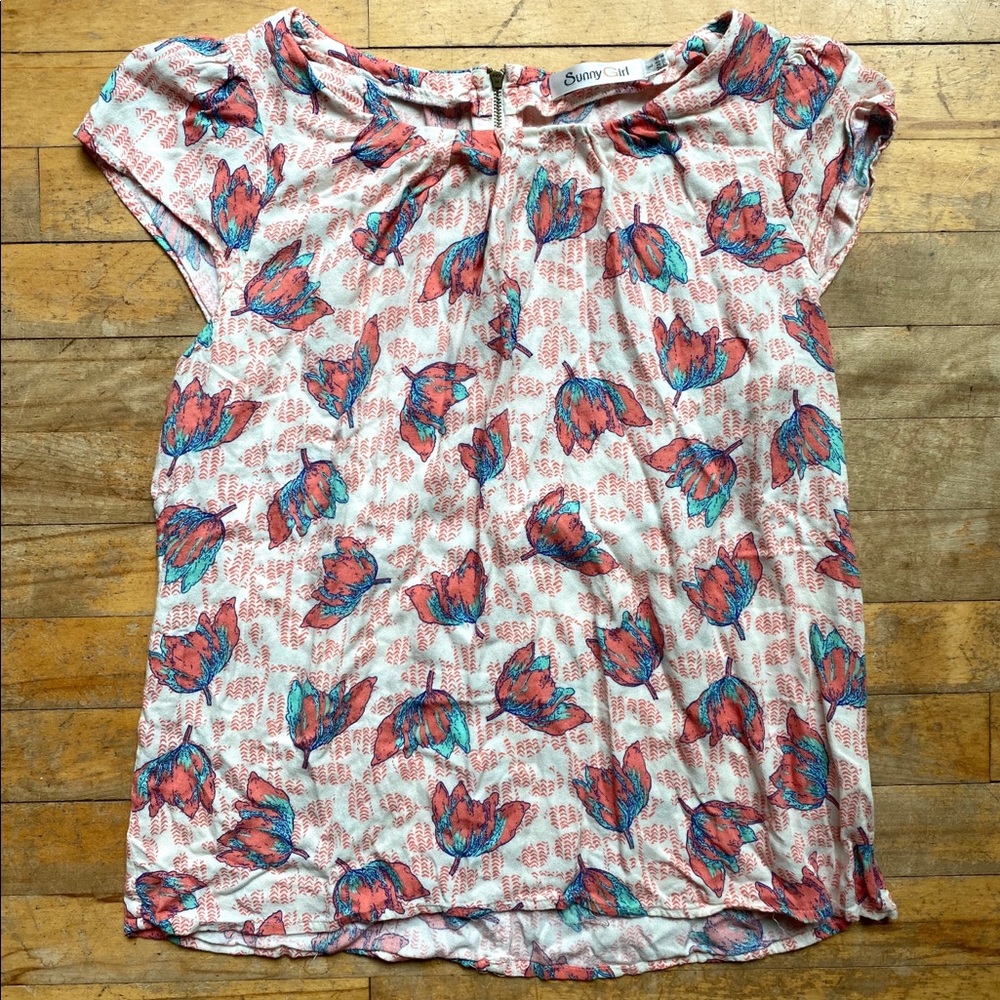 ModCloth / Sunny Girl floral blouse